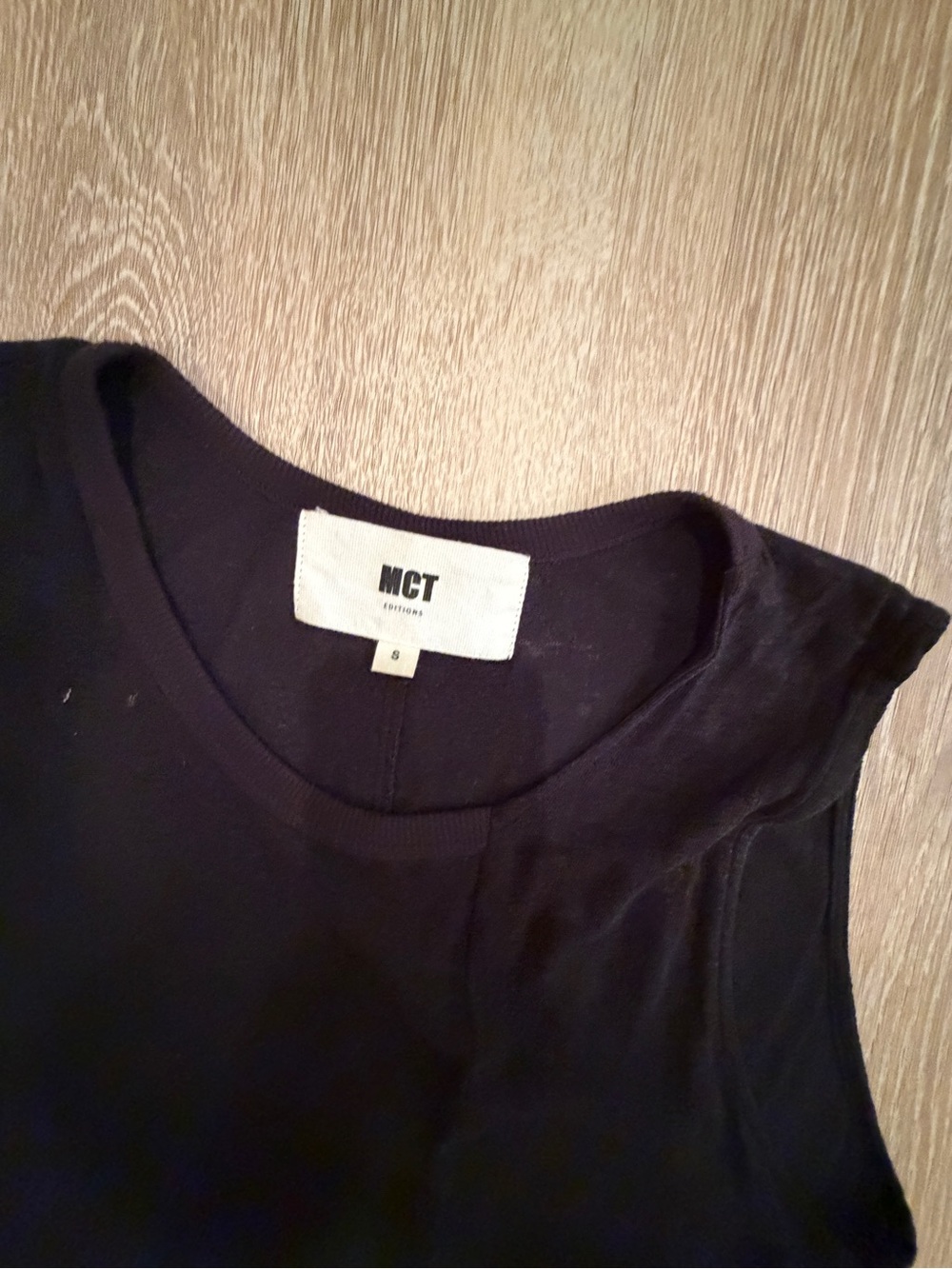 Essentials Black Crewneck Tank Top